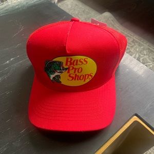 Bass Pro Shop Trucker Hat - Red - One Size